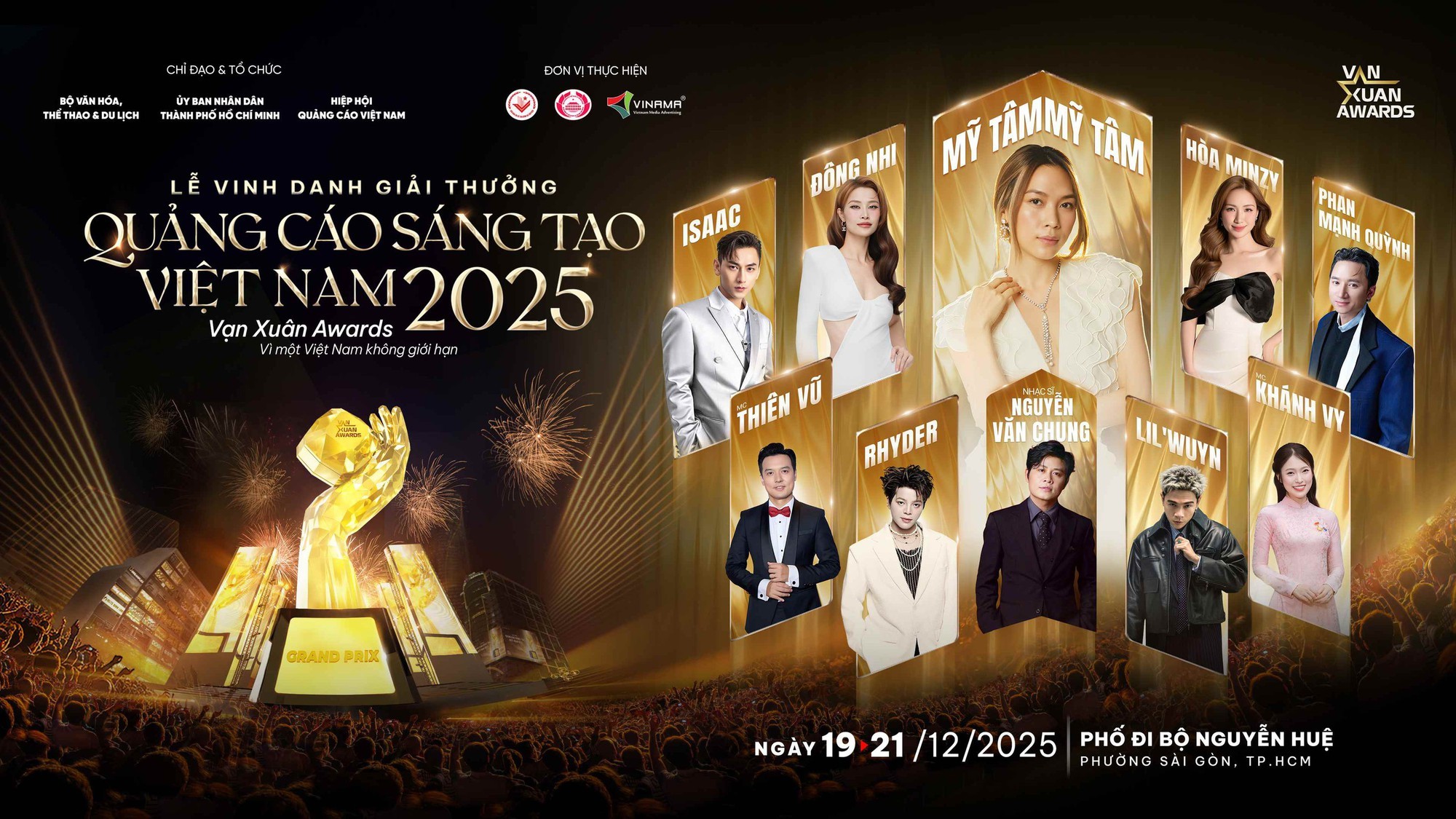 Mỹ Tâm và dàn sao Việt thăng hoa tại concert Vạn Xuân Awards 2025