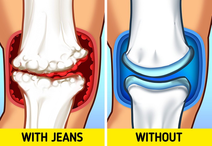 Điều gì có thể xảy ra nếu bạn mặc quần jean cả ngày