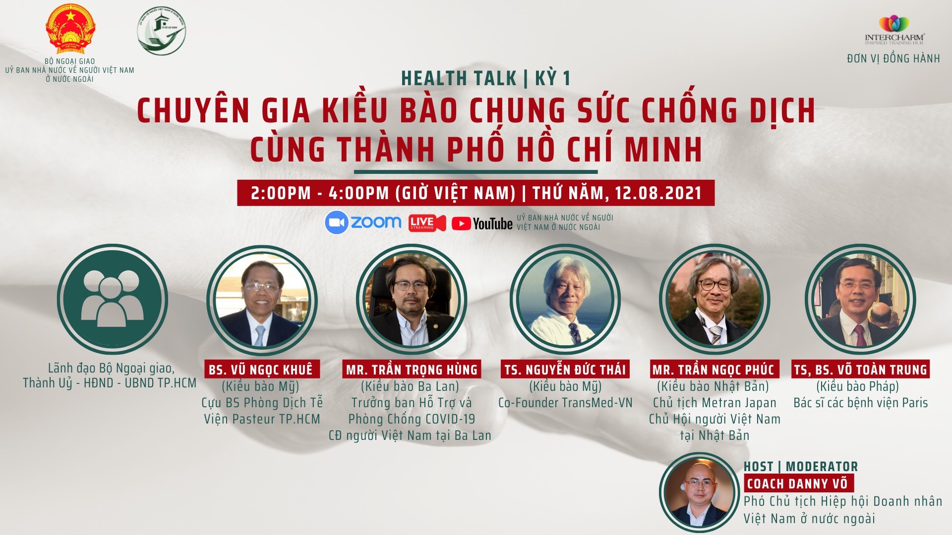 Hội thảo trực tuyến về sức khỏe: “Chuyên gia kiều bào chung sức chống dịch cùng TPHCM”