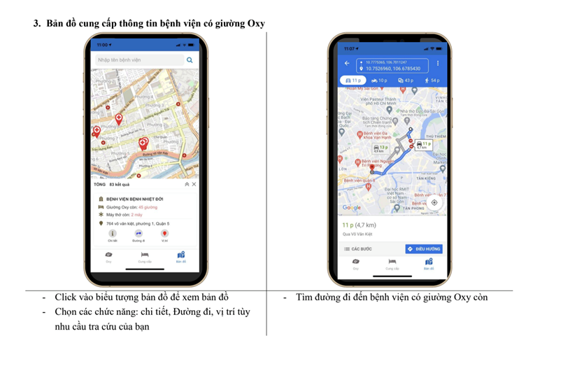 TPHCM ra mắt App Oxy 247 hỗ trợ tìm giường Oxy cho bệnh nhân Covid-19