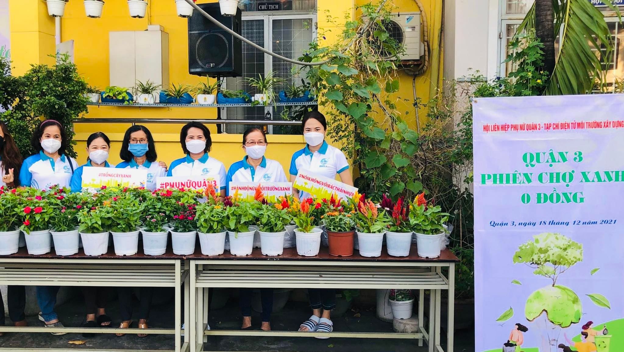 TPHCM: Môi trường Xây dựng Việt Nam cùng phụ nữ Quận 3 chung tay vì môi trường xanh