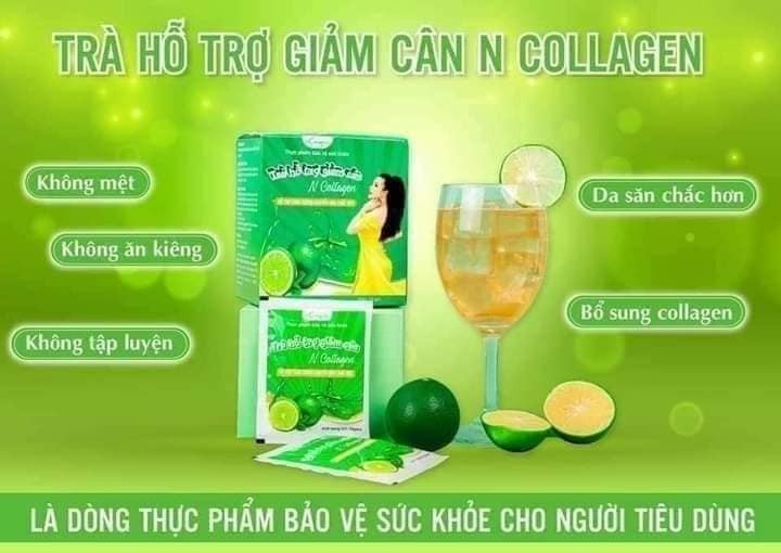 Cảnh báo thông tin quảng cáo thực phẩm bảo vệ sức khỏe Trà hỗ trợ giảm cân N Collagen