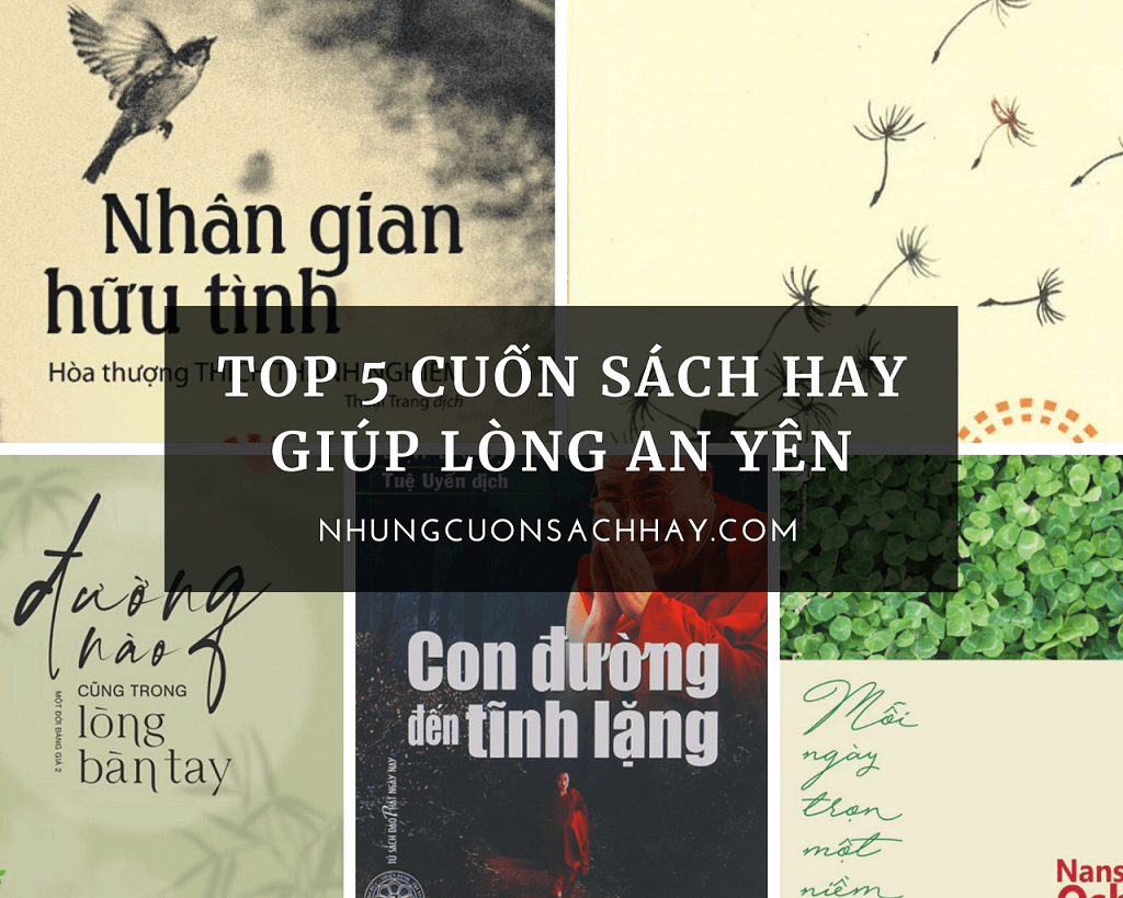 Bạn đang áp lực, đang bế tắc? Khi đọc 5 cuốn sách dưới đây sẽ giúp lòng an yên!
