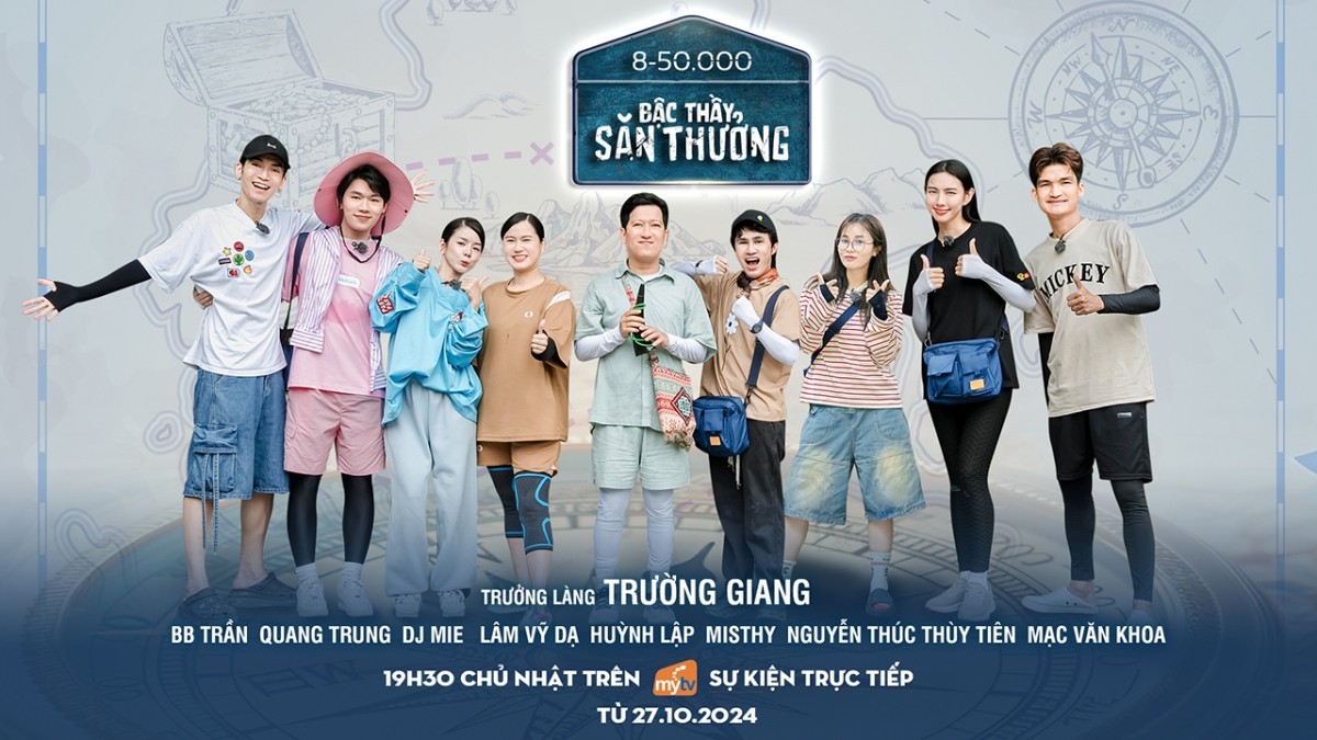 Ra mắt truyền hình thực tế kết hợp gameshow giải đố truy tìm kho báu “Bậc Thầy Săn Thưởng”