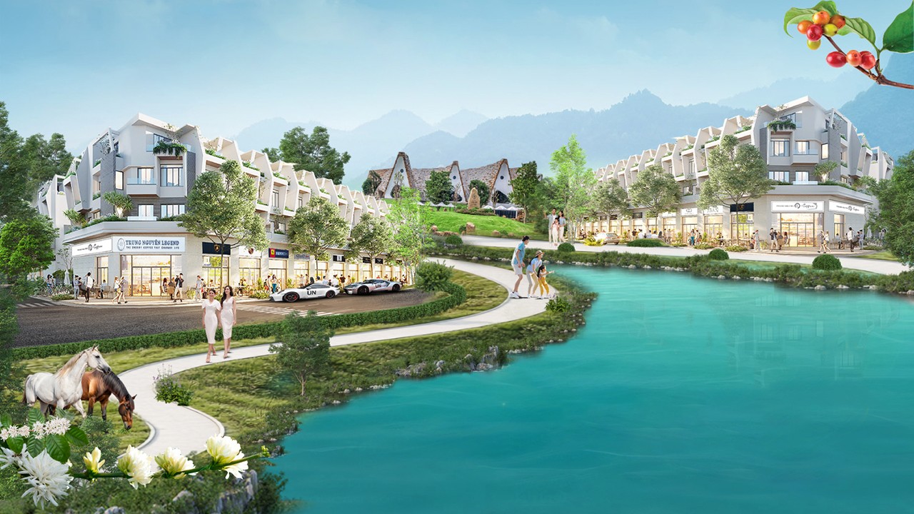 Không gian sống đậm bản sắc tại khu đô thị Thành phố Cà phê