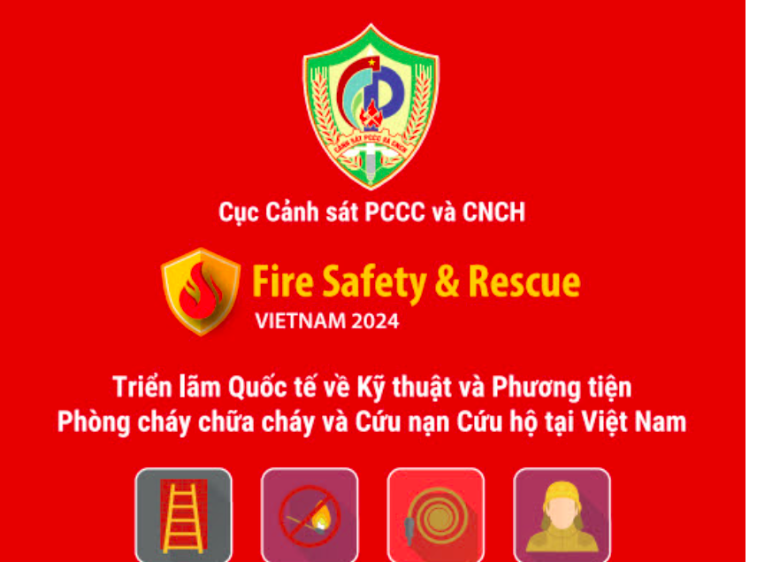 Triển lãm quốc tế về kỹ thuật, phương tiện phòng cháy, chữa cháy và  cứu nạn, cứu hộ năm 2024