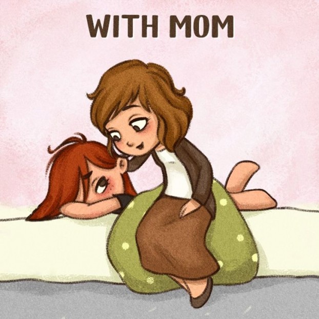 8 tranh minh họa cho thấy chúng ta cần mẹ nhiều như thế nào