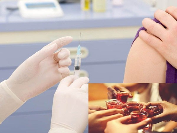Có thể uống rượu bia sau khi tiêm vaccine Covid-19 không ?