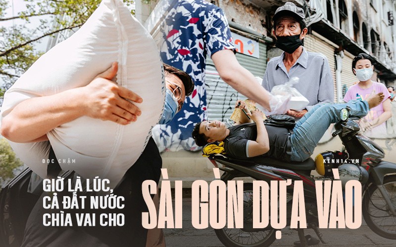 Sài Gòn đã luôn hào phóng tình yêu thương, và giờ là lúc để cả đất nước chìa vai cho Sài Gòn dựa vào khi trở bệnh
