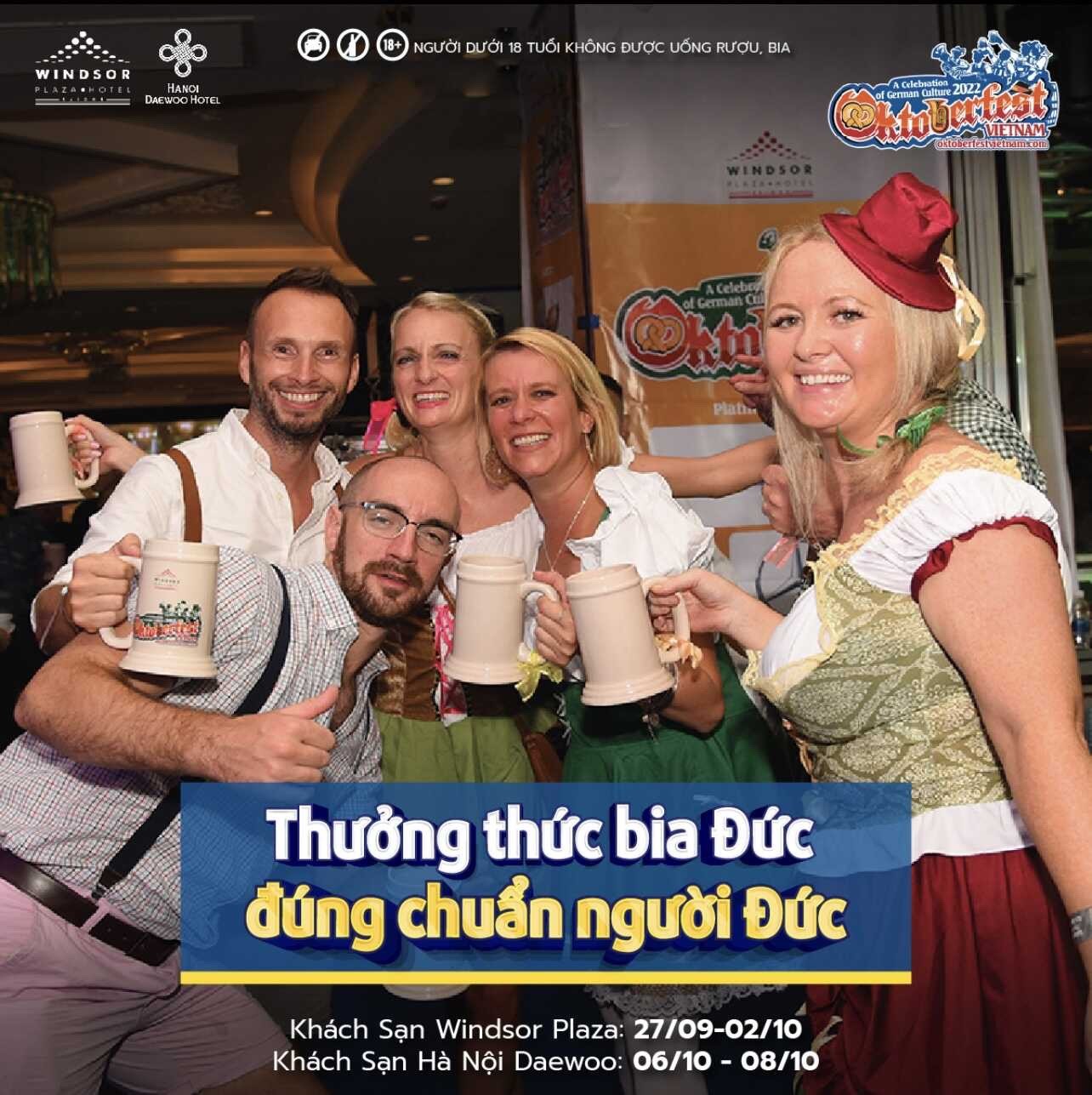 OKTOBERFEST VIETNAM 2022: Tuần lễ ẩm thực và văn hóa Đức lớn nhất tại Việt Nam