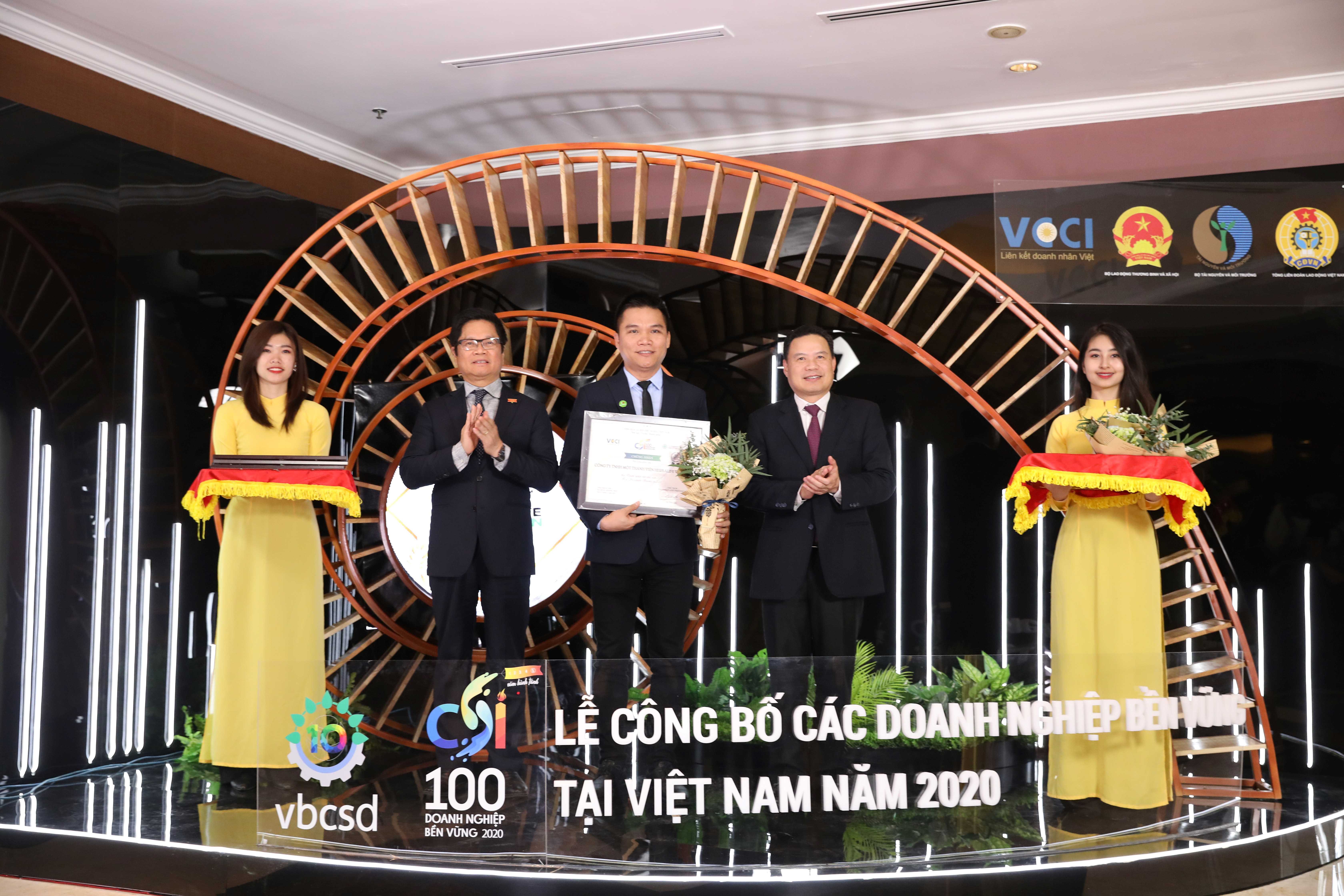 Herbalife Việt Nam tiếp tục được vinh danh Top 100 Doanh nghiệp Bền vững Việt Nam năm 2020