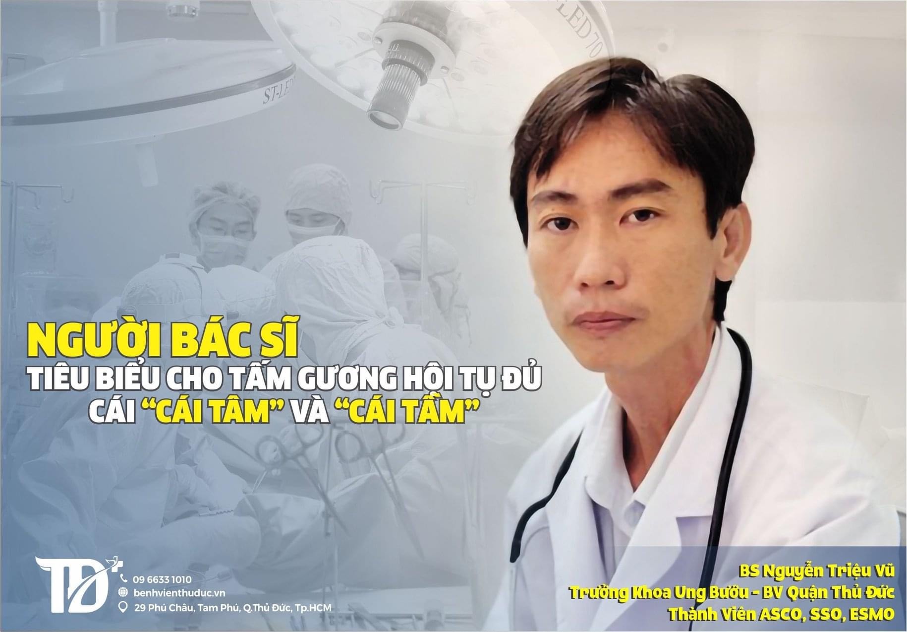 Nguyễn Triệu Vũ - Một bác sỹ có "Tâm" và có "Tầm"