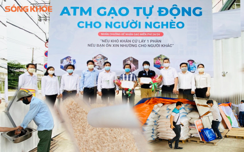 Chuyện chưa biết về máy phát gạo tự động nghĩa tình tại xã Vĩnh Lộc B