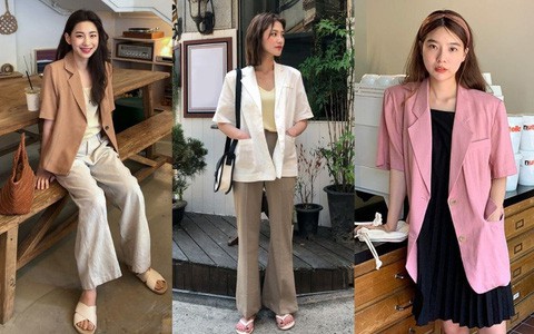 Ngày hè nắng nóng, dân công sở nên chăng cần lựa chọn Blazer ngắn tay