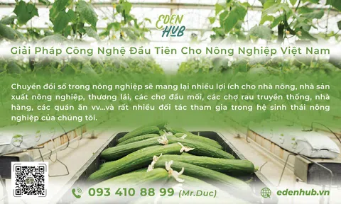 Giới thiệu ứng dụng quản lý trang trại toàn diện Eden Hub