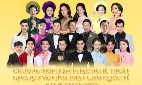 Nhiều nghệ sĩ nổi tiếng góp mặt chương trình Giao lưu Âm nhạc Nghệ thuật Phật giáo quốc tế