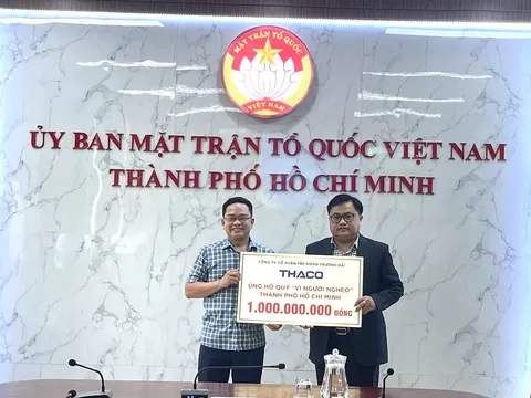 TP.HCM: Tập đoàn Thaco ủng hộ 1 tỷ đồng chăm lo Tết cho người nghèo