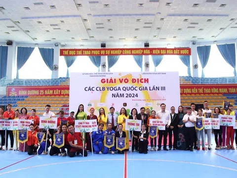 150 VĐV tham dự Giải vô địch các CLB Yoga quốc gia năm 2024