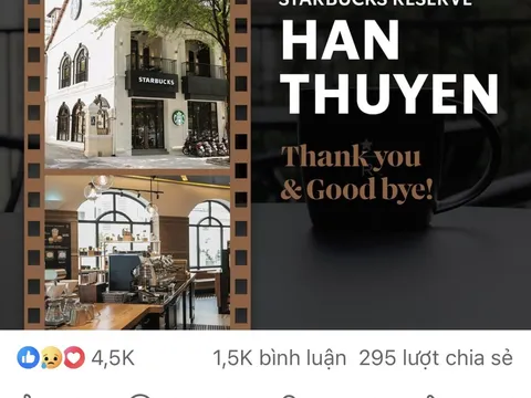 Đóng cửa hàng Starbucks Reserve Hàn Thuyên đầu tiên và duy nhất tại TPHCM