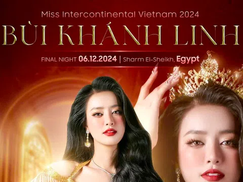 Bùi Khánh Linh đại diện Việt Nam dự thi Miss Intercontinental - Hoa hậu Liên lục địa 2024