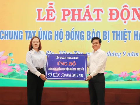 NovaGroup phát động loạt chương trình tiếp sức, ủng hộ đồng bào vùng bão lũ