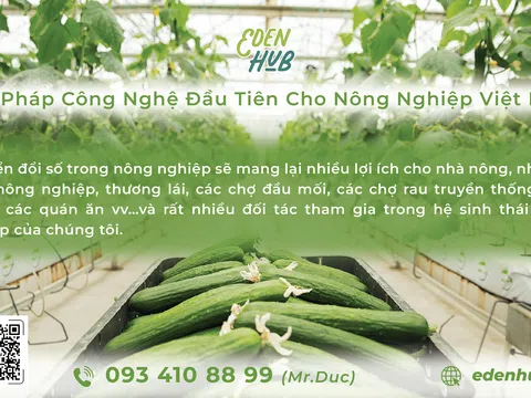 Giới thiệu ứng dụng quản lý trang trại toàn diện Eden Hub