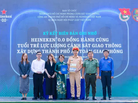 HEINEKEN Việt Nam "bắt tay" cùng Đoàn Phòng CSGT TPHCM thúc đẩy văn hóa uống có trách nhiệm