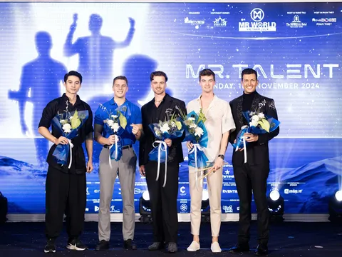 Nam vương Tuấn Ngọc xuất sắc vào top 5 đề cử Mr Talent của Mr World 2024
