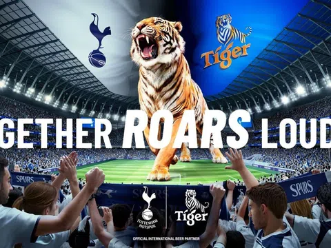 Tiger® Beer trở thành bia chính thức của Câu lạc bộ bóng đá Tottenham Hotspur