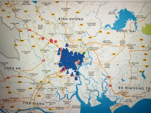 TP.HCM ra mắt "Bản đồ hỗ trợ phòng chống dịch Covid-19"