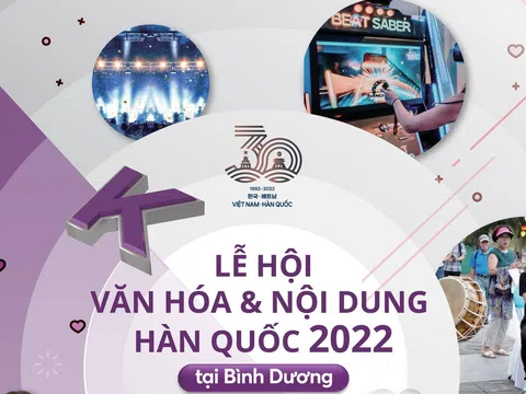 Lễ hội Văn hóa và Nội dung Hàn Quốc 2022 lần đầu tiên tại Bình Dương có gì đặc sắc?