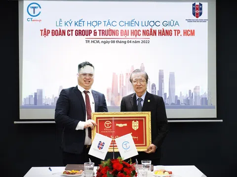 CT Group ký kết hợp tác chiến lược với trường Đại học Ngân hàng TPHCM phát triển tài năng trẻ