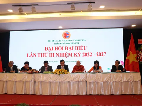 Ông Phùng Công Dũng giữ chức Chủ tịch Hội Hữu nghị Việt Nam - Campuchia TPHCM nhiệm kỳ 2022 – 2027