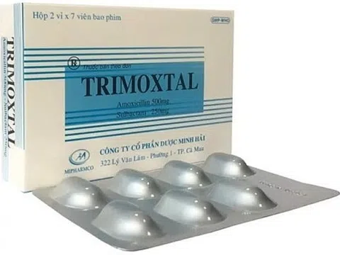 Cục Quản lý Dược xử phạt 70 triệu Dược Minh Hải do sản xuất thuốc Trimoxtal vi phạm chất lượng