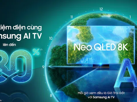 Bật Samsung AI TV, mỗi giờ xem đều là giờ Trái Đất