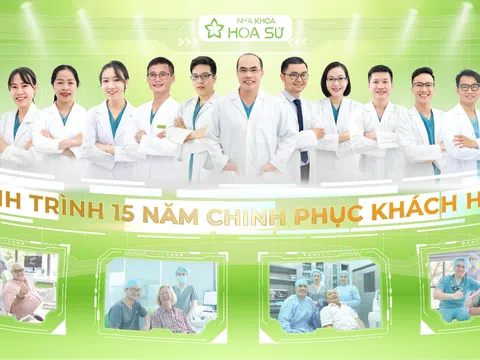 Nha khoa Hoa Sứ - 15 năm hành trình từ trái tim