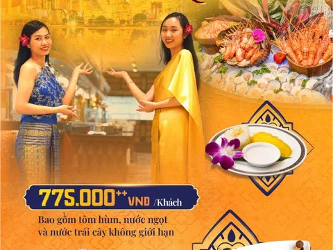 Khám phá ẩm thực xứ chùa Vàng với ‘Aroy Thái Buffet’  tại Khách sạn Windsor Plaza