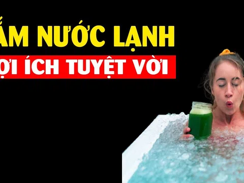 Lợi ích sức khỏe khi tắm nước lạnh vào buổi sáng?