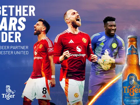 Tiger - Bia chính thức của Câu lạc bộ Bóng đá Manchester United