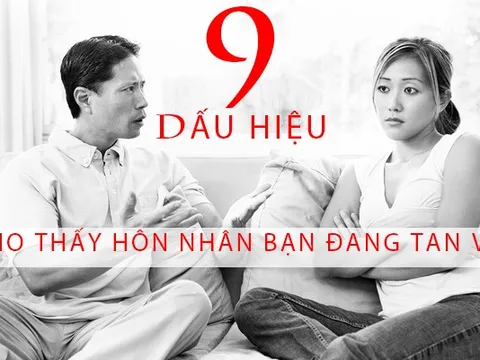 9 dấu hiệu bạn đang ở trong cuộc hôn nhân không hạnh phúc