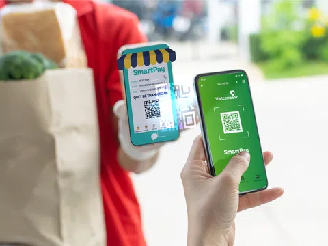 Vietcombank và Smartpay hợp tác để đẩy mạnh phương thức thanh toán bằng mã QR