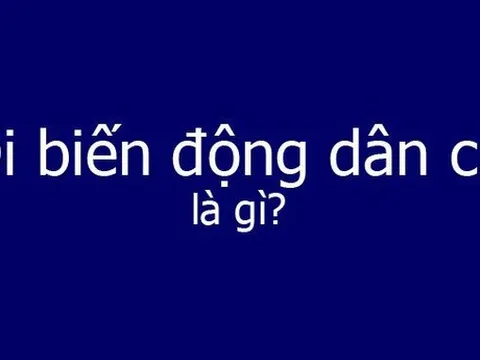 "Di biến động dân cư" là gì? "Thu dung" là gì?