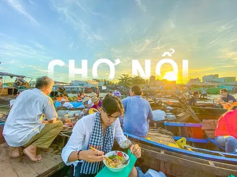 Chợ nổi - Nét văn hóa độc đáo của người dân miền Tây