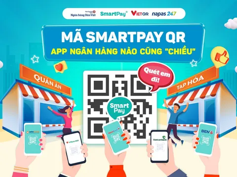 Smartpay hợp tác cùng Ngân hàng Bản Việt ra mắt mã QR phiên bản mới