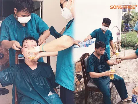 Cảm động trước hình ảnh y bác sĩ tại Đà Nẵng dù kiệt sức đến mức phải truyền nước nhưng vẫn cố gồng gượng tiếp tục chống dịch