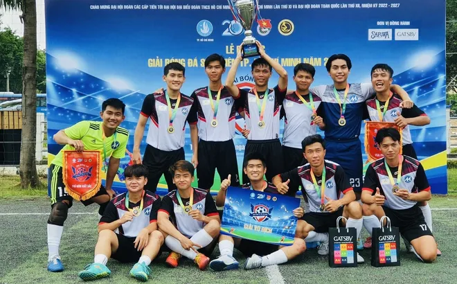Trường Đại học Tài chính – Marketing vô địch Giải Bóng đá Sinh viên TP. Hồ Chí Minh năm 2022